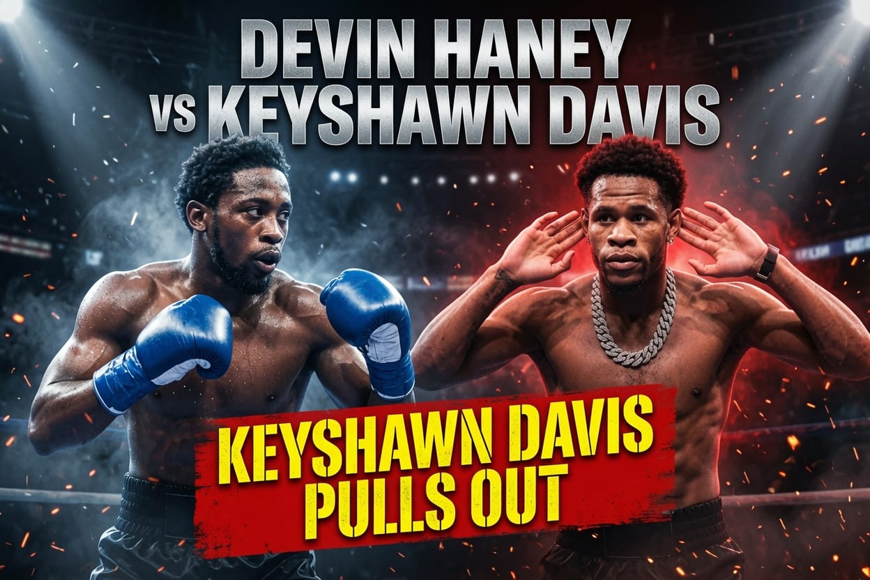 Keyshawn Davis 'Allegedly' Pulls Out of Devin Haney Fight After Purse Bid as Social Media Explodes
